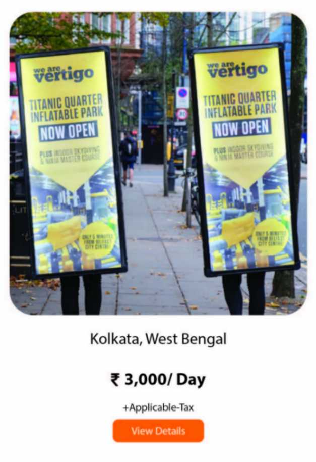 human-billboard-branding